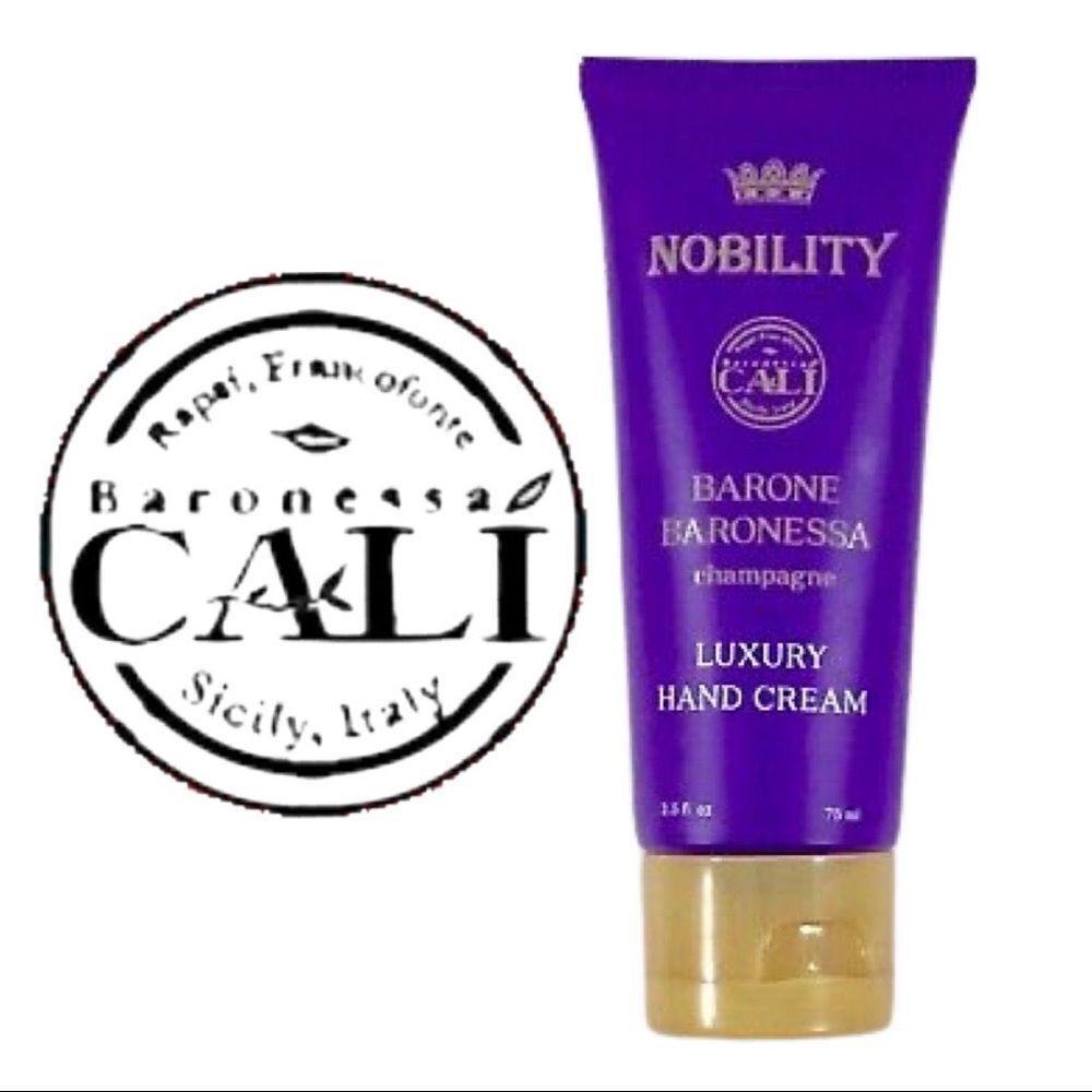 Nobility Luxury Sicilian Champagne Hand Cream by Baronessa Cali